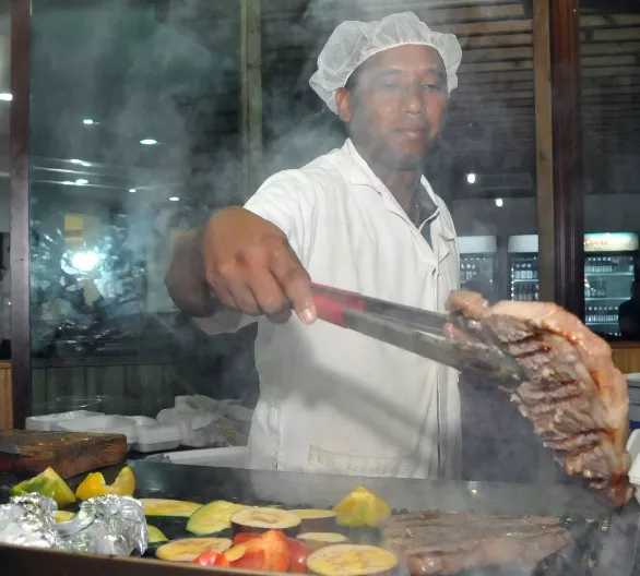 Restaurant a la parrilla,Andres Carnes/foto Alberto Calvo