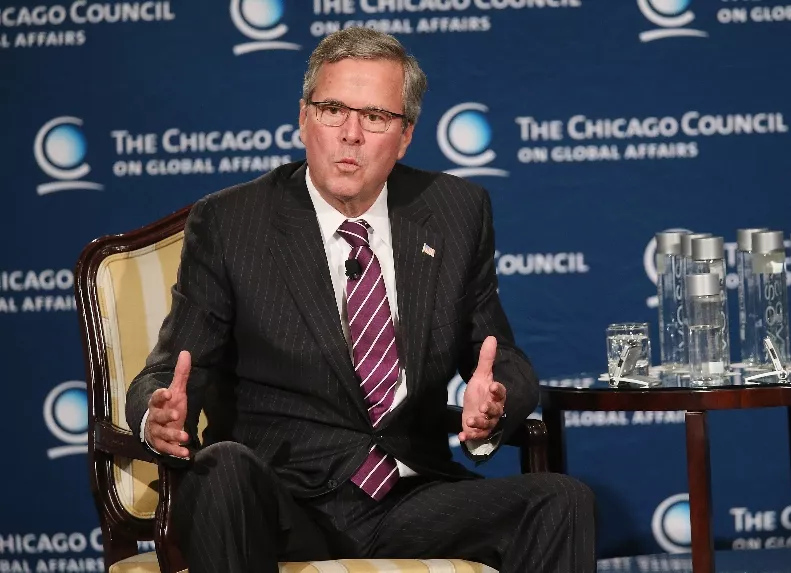 Jeb Bush Addresses The Chicago Council On Global Affairs