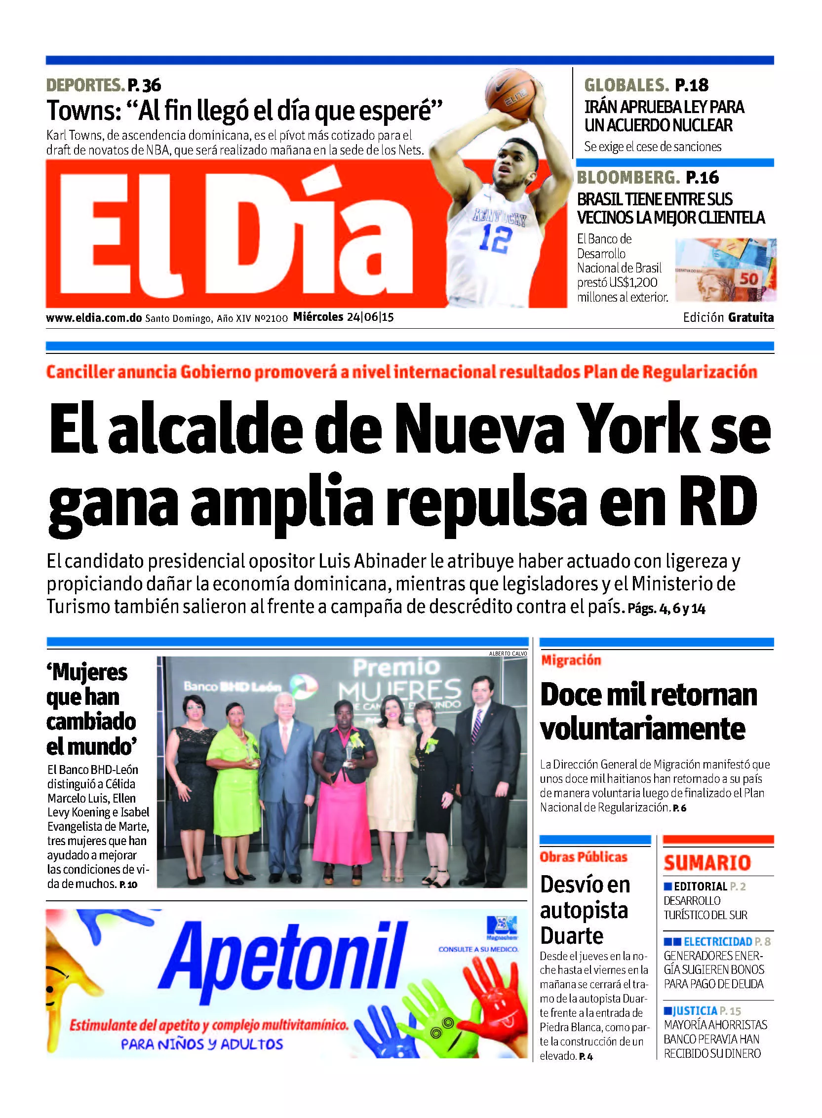 Portada impresa