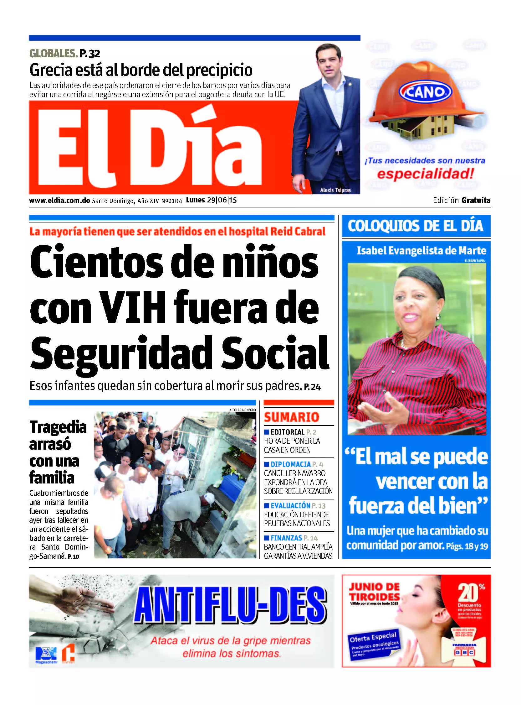 Portada impresa