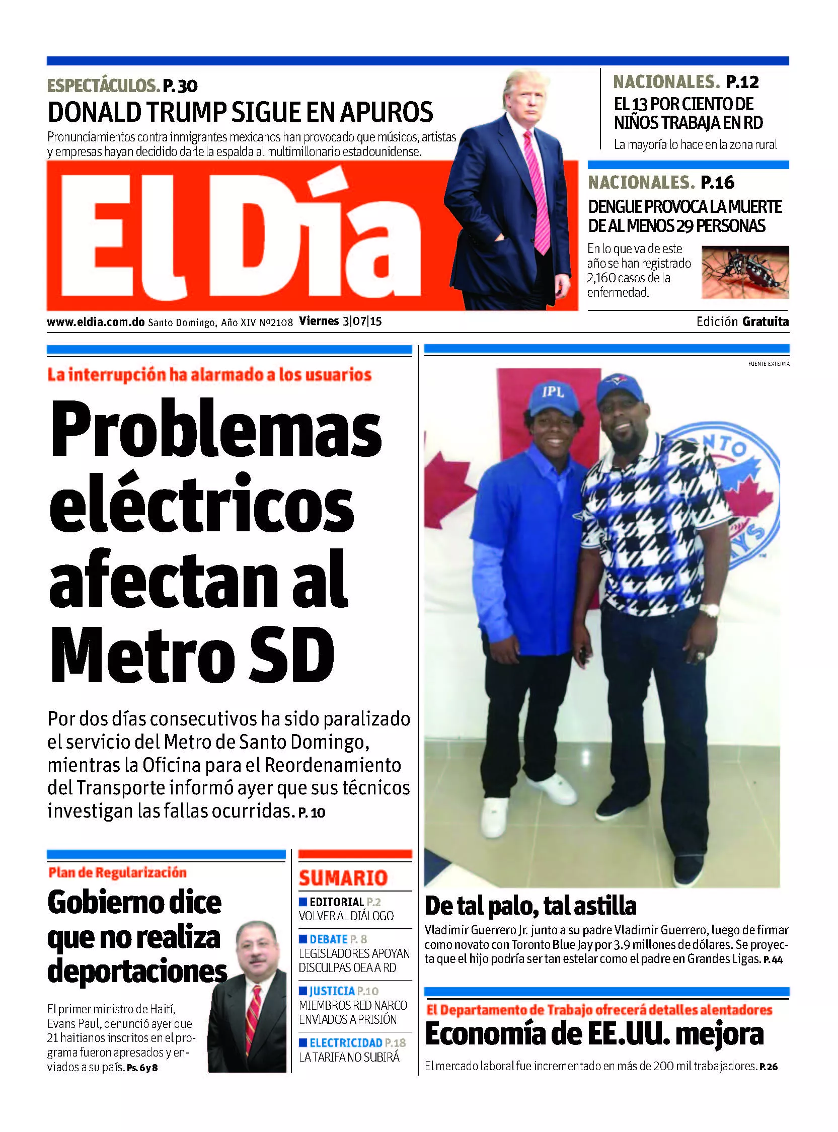 Portada impresa