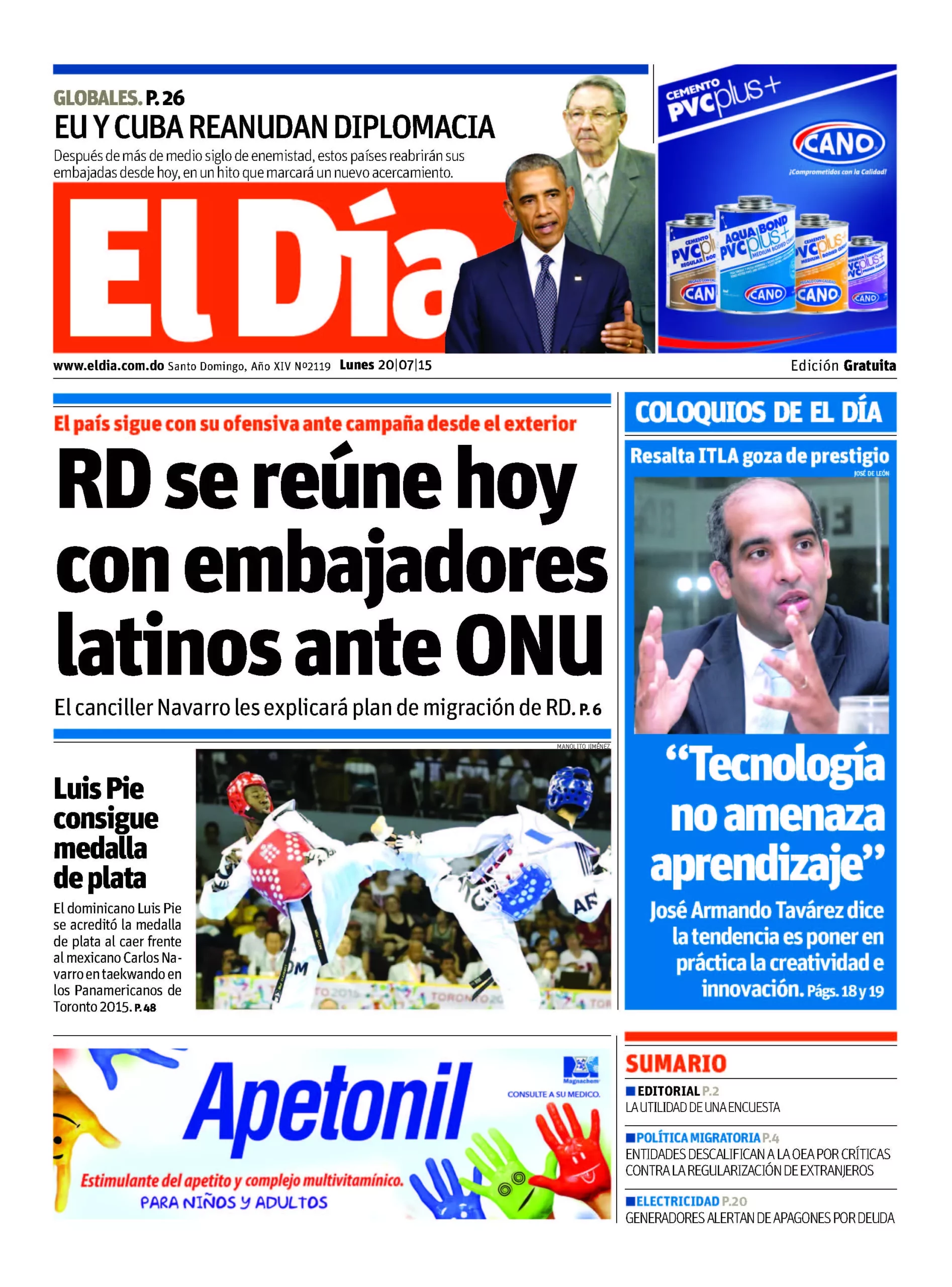 Portada impresa