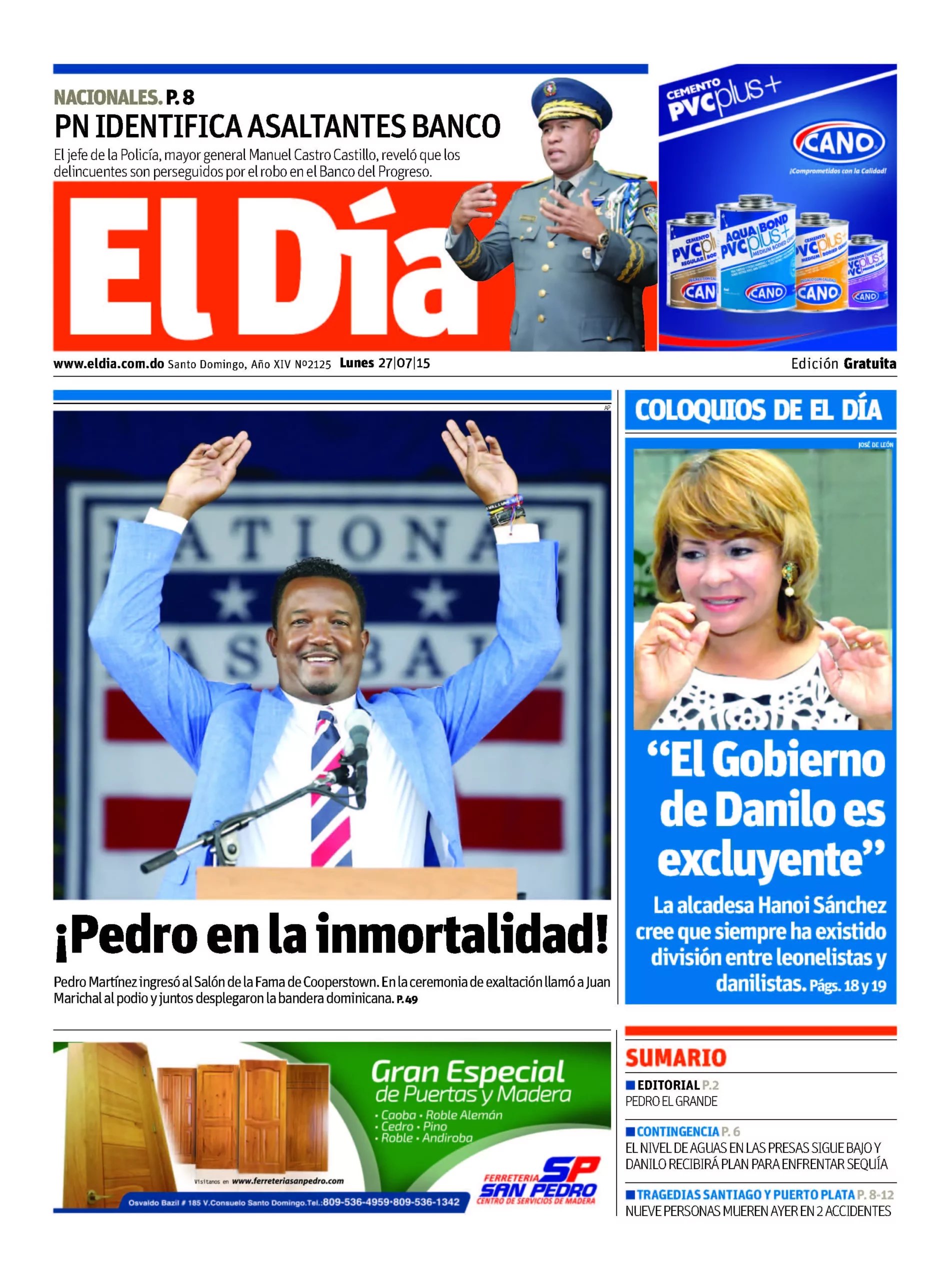 Portada impresa
