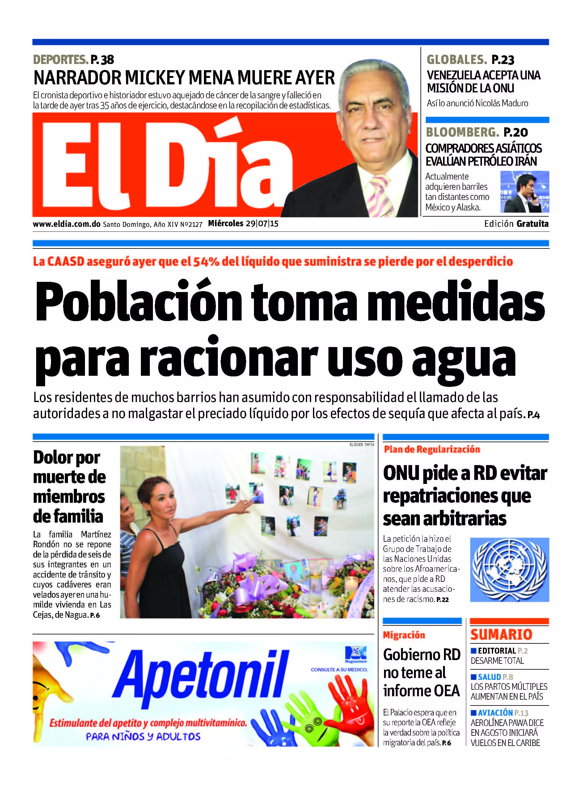 Portada impresa