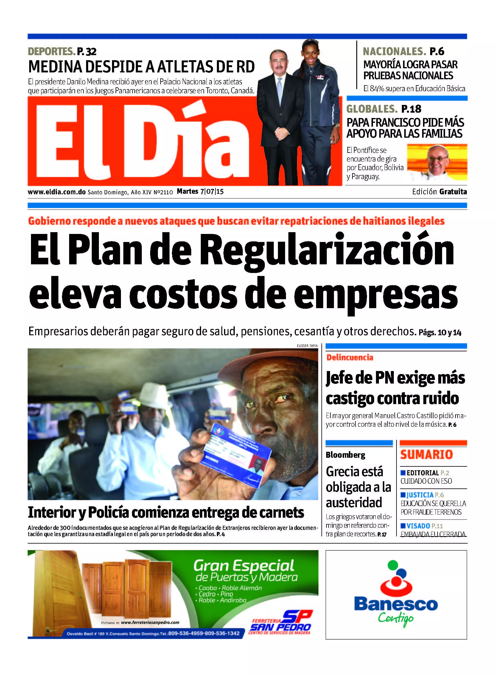 Portada impresa