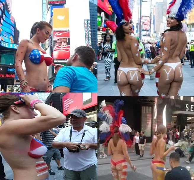Desnudas frente al consulado