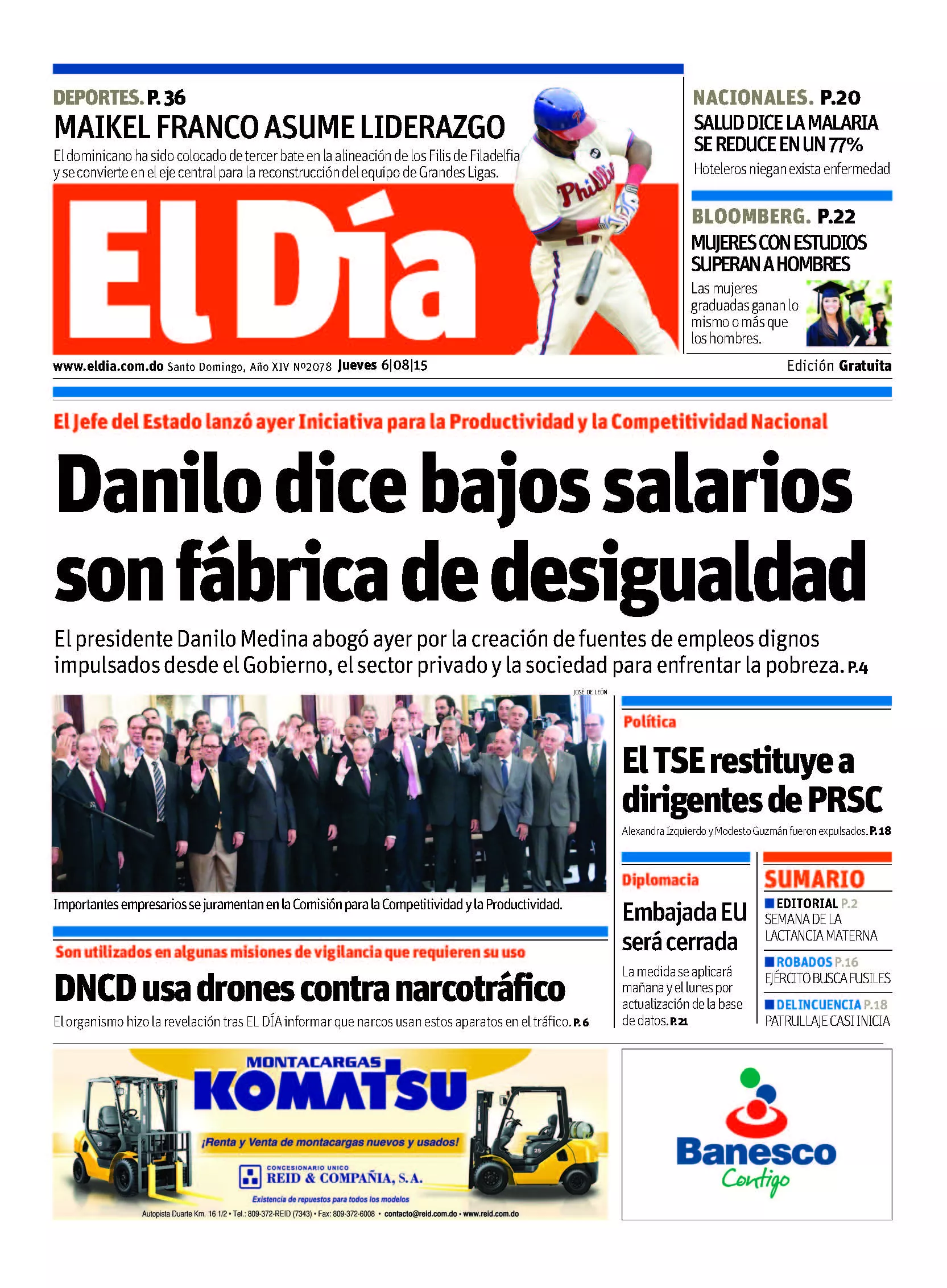 Portada impresa