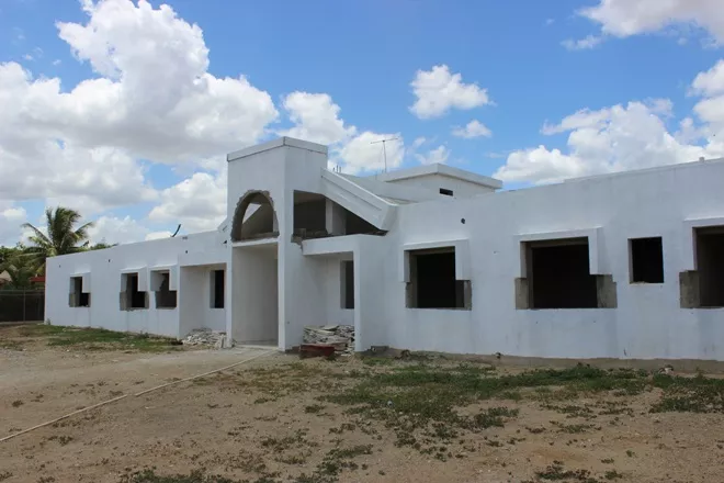 Vista frontal Hospital de las Matas de Santa Cruz