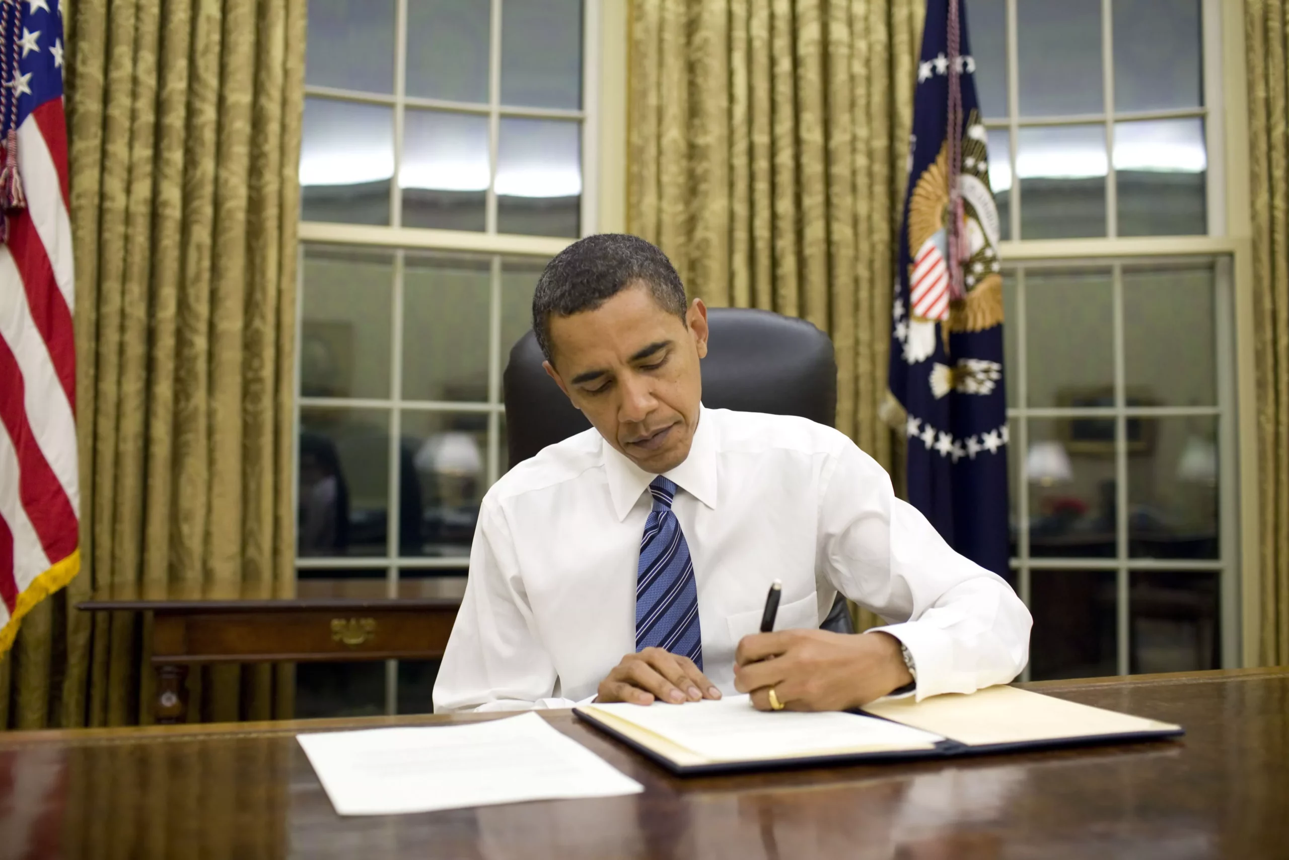 El presidente Barack Obama está entre los políticos zurdos más famosos.
