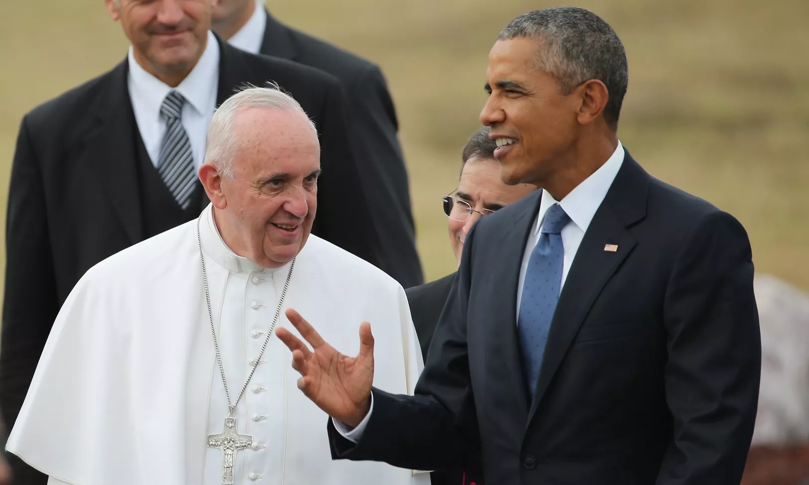 Pope Francis Arrives From Cuba For Visit To D.C., New York, And Philadelphia