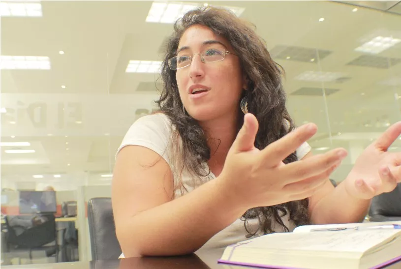 Entrevista a Elif Gorgli. Foto: Elieser Tapia.
