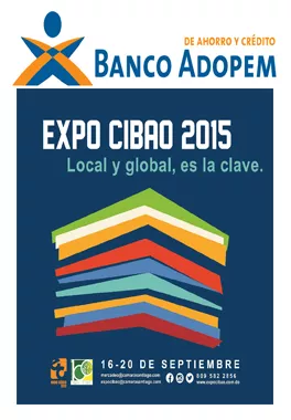 Logo Banco Adopem en Expo Cibao 2015