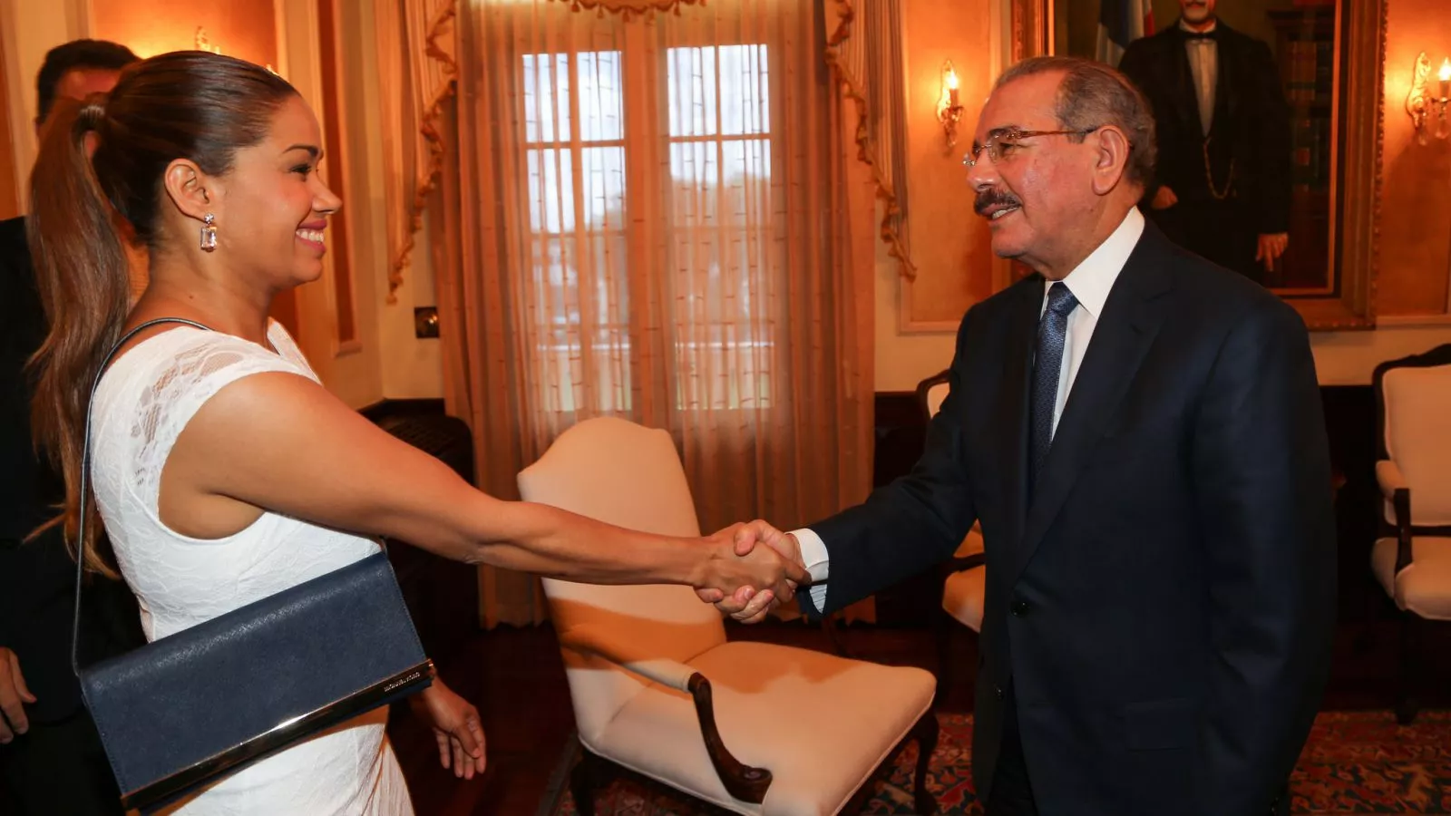 María Marte y Danilo Medina