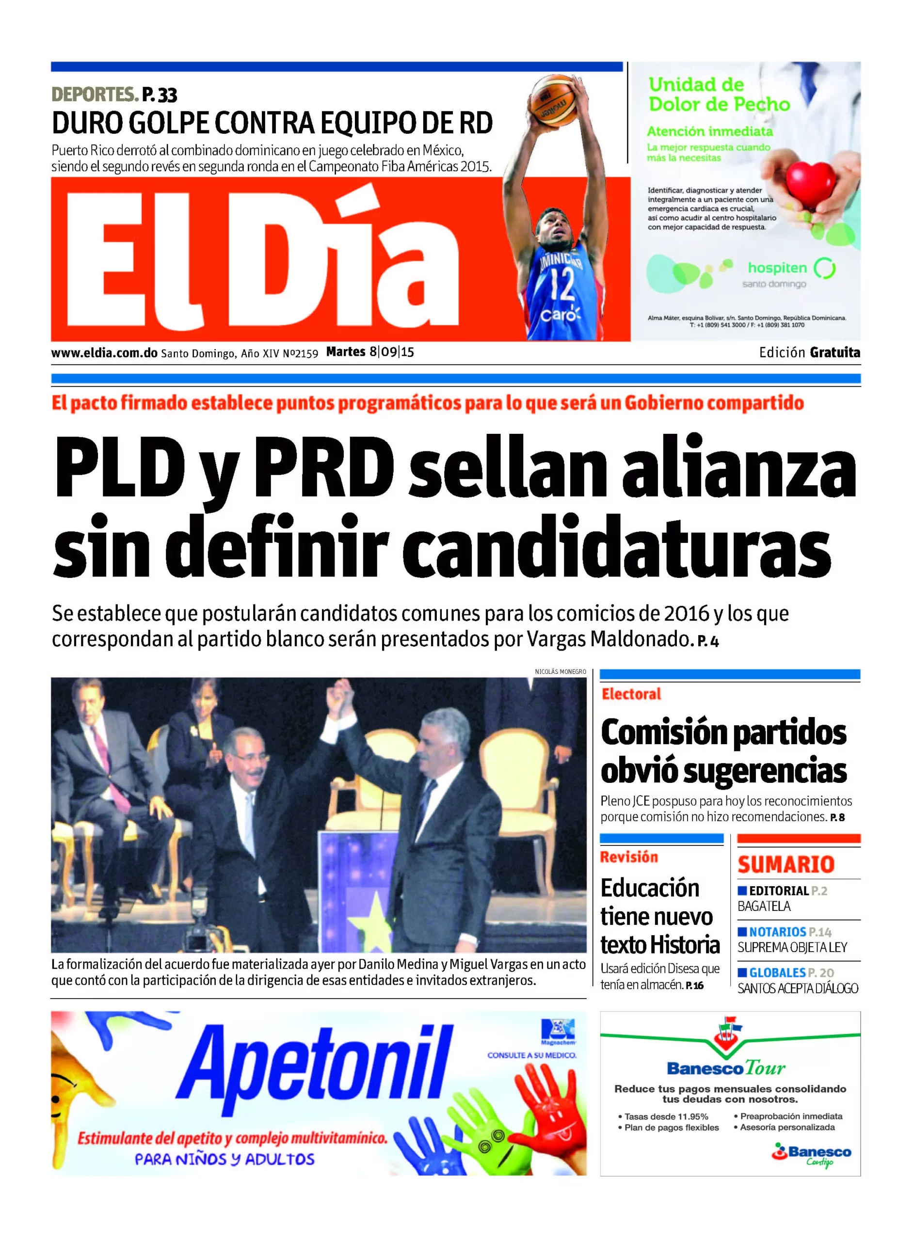 Portada impresa