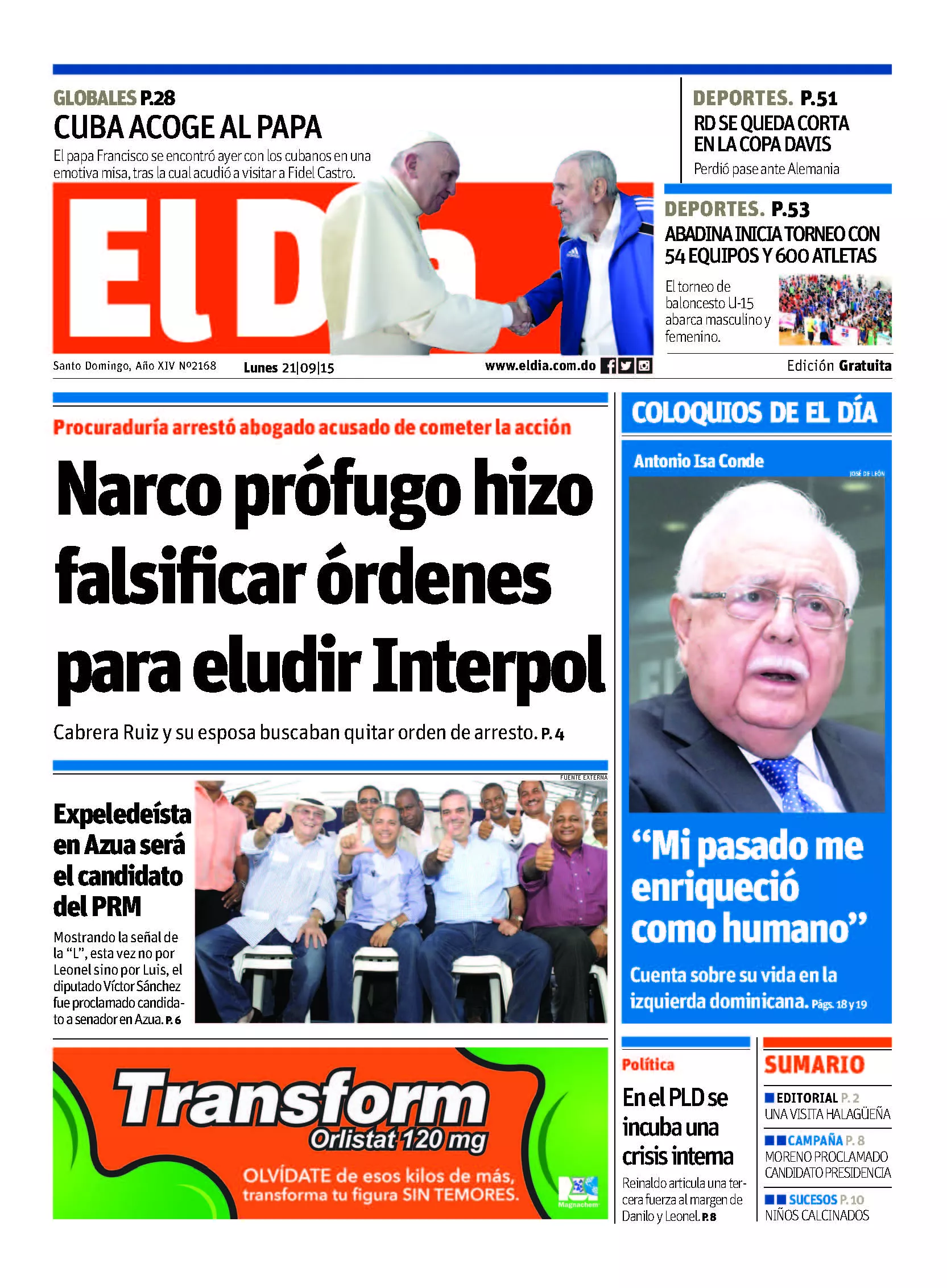 Portada impresa