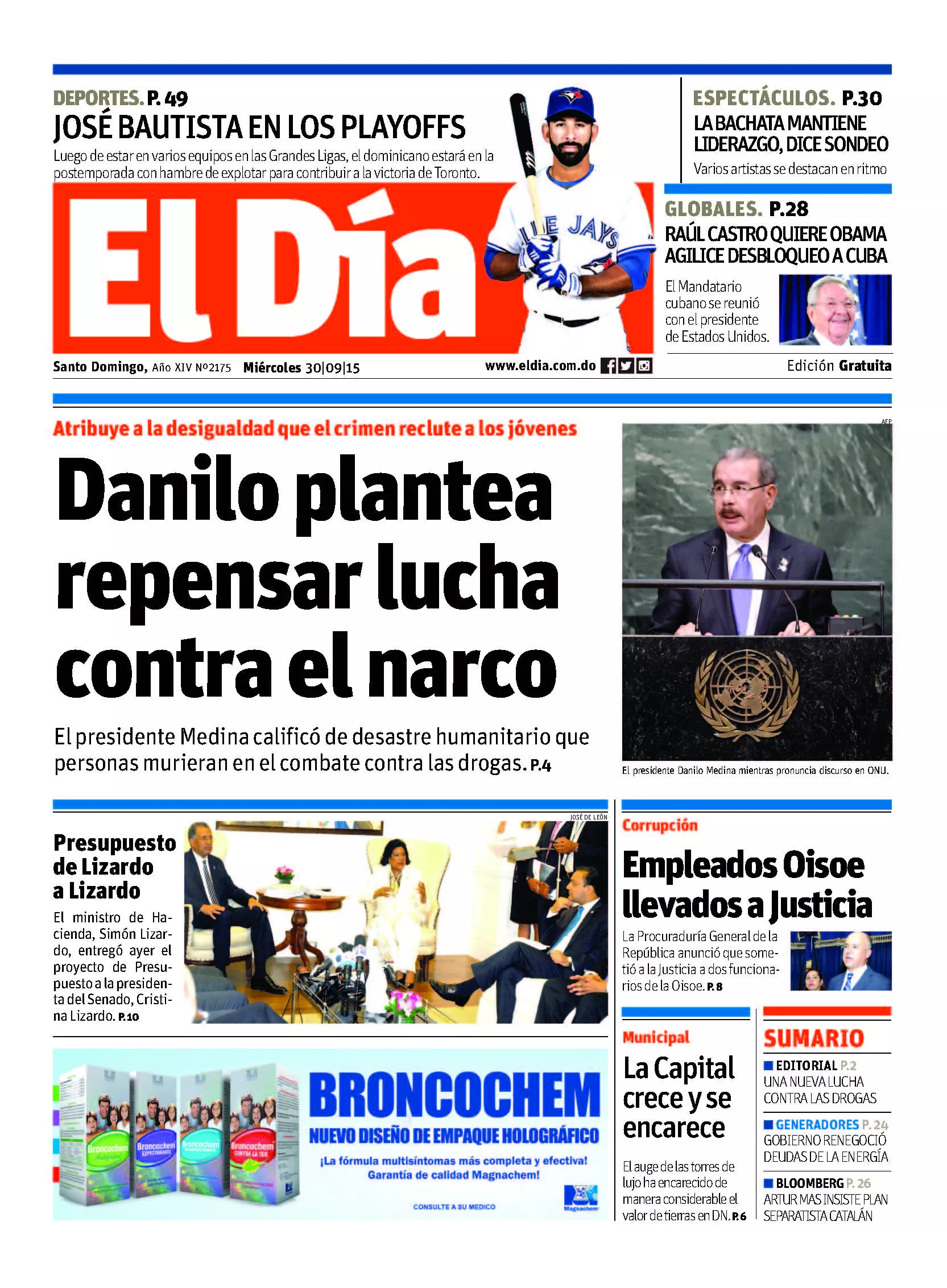 Portada impresa
