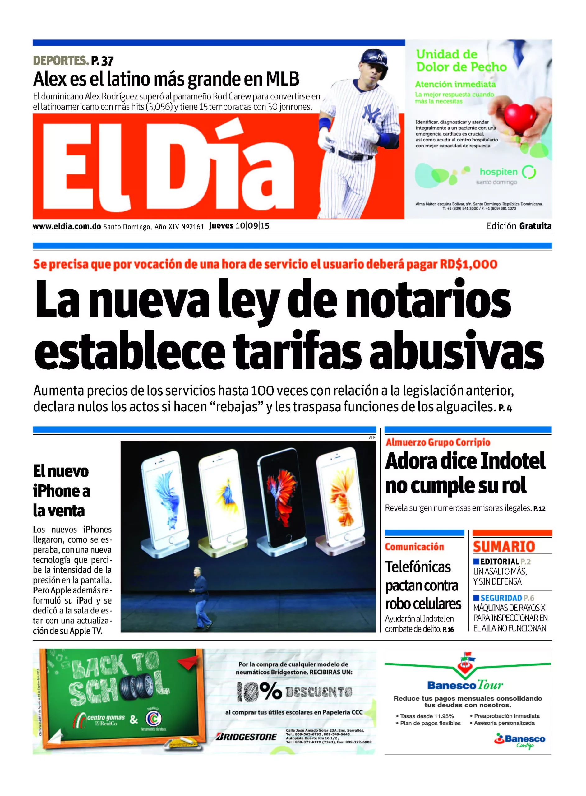 Portada impresa