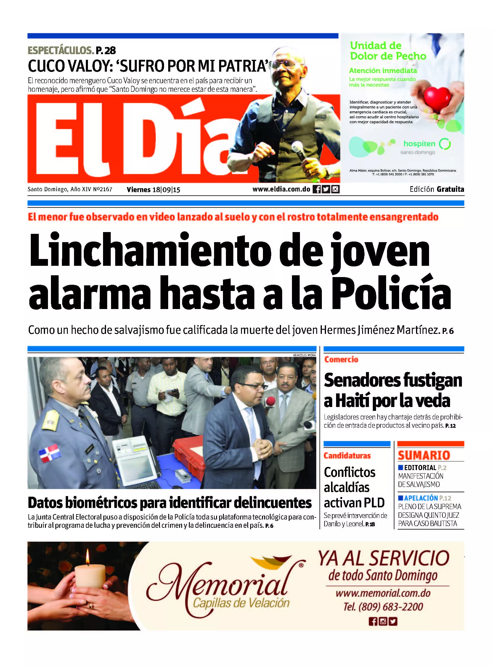 Portada impresa