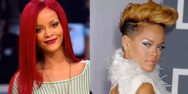 Rihanna-tinte de pelo