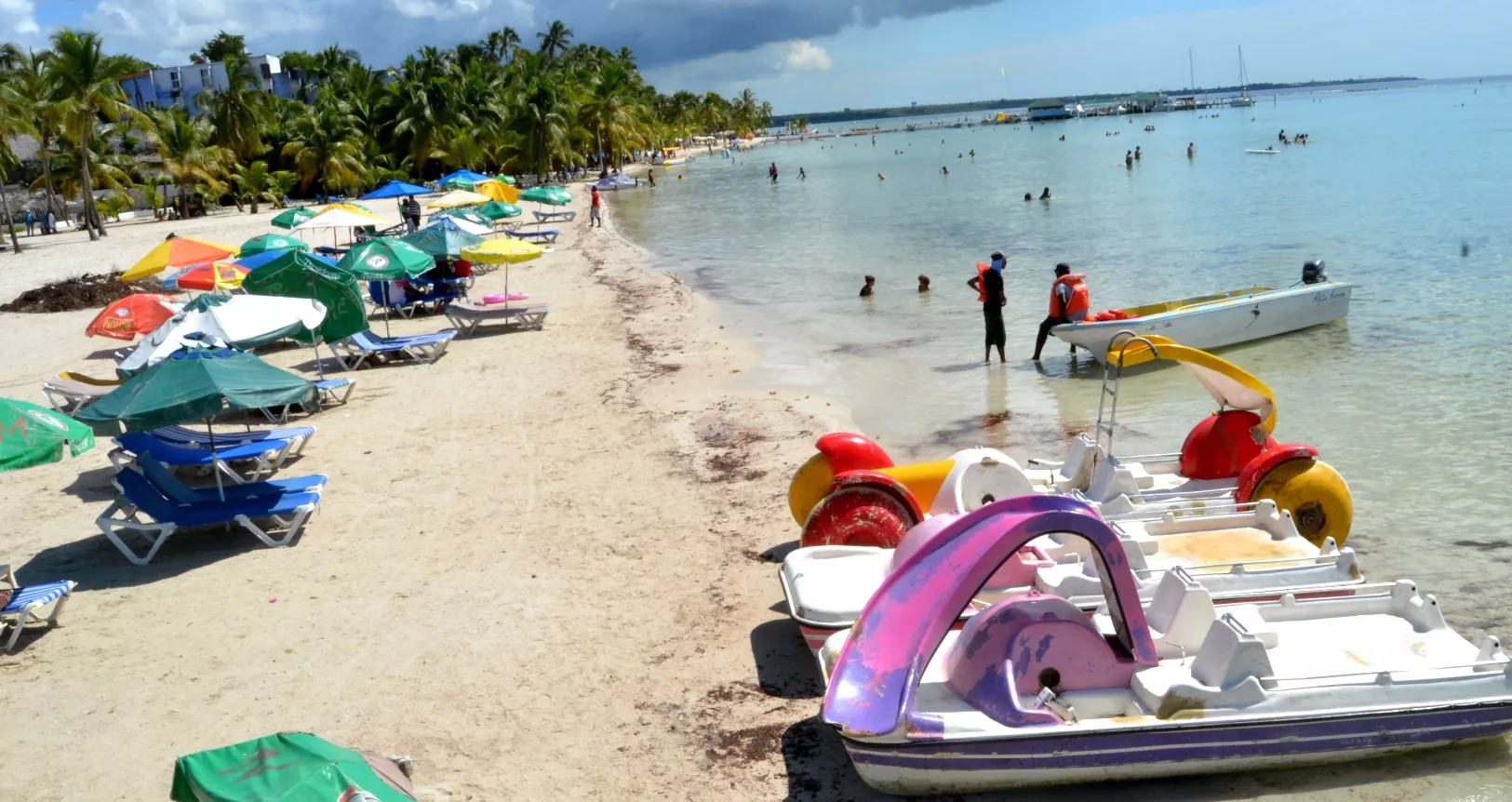 Boca Chica sin Algas marina. Foto> Elieser Tapia.