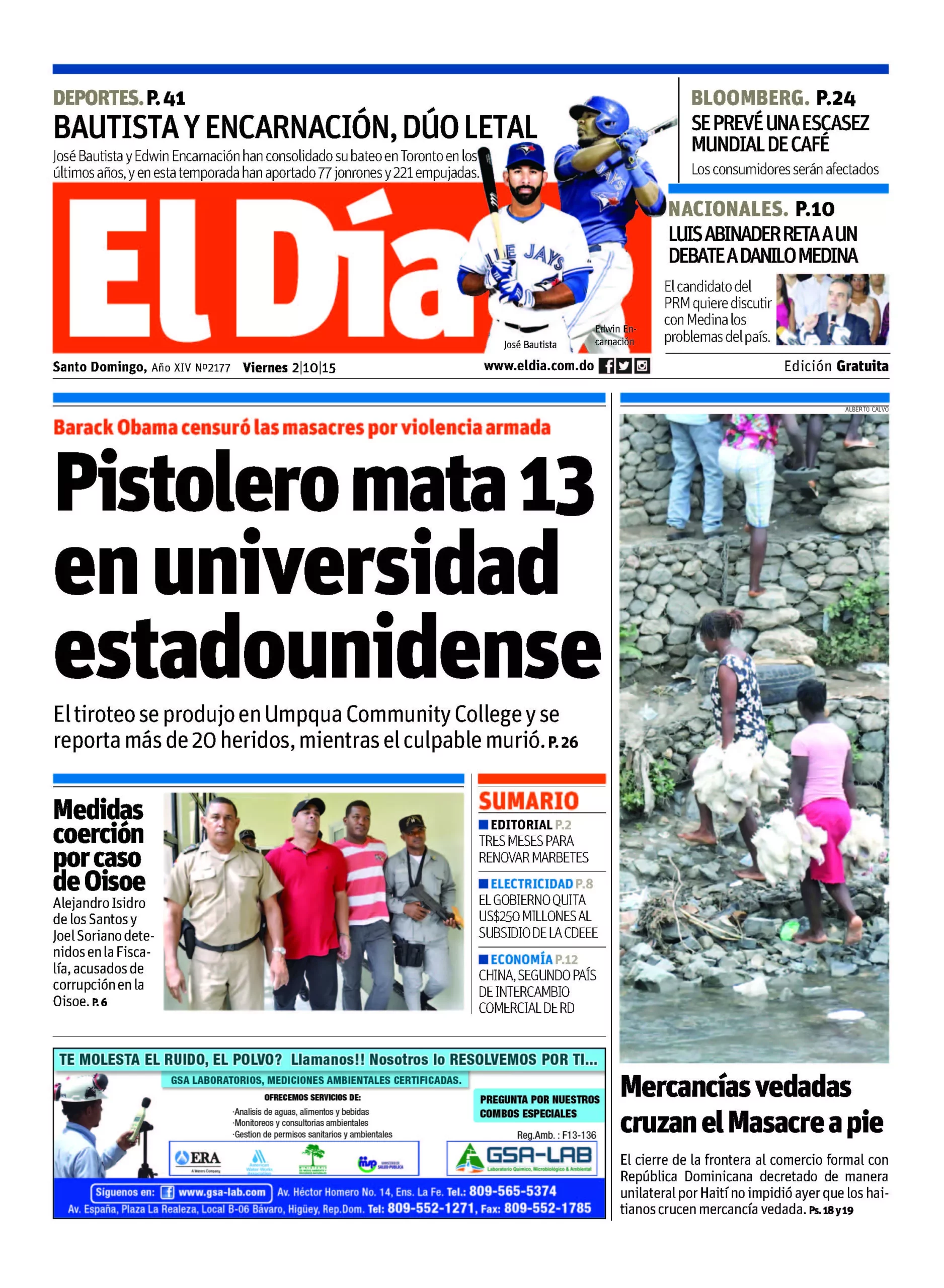 Portada impresa