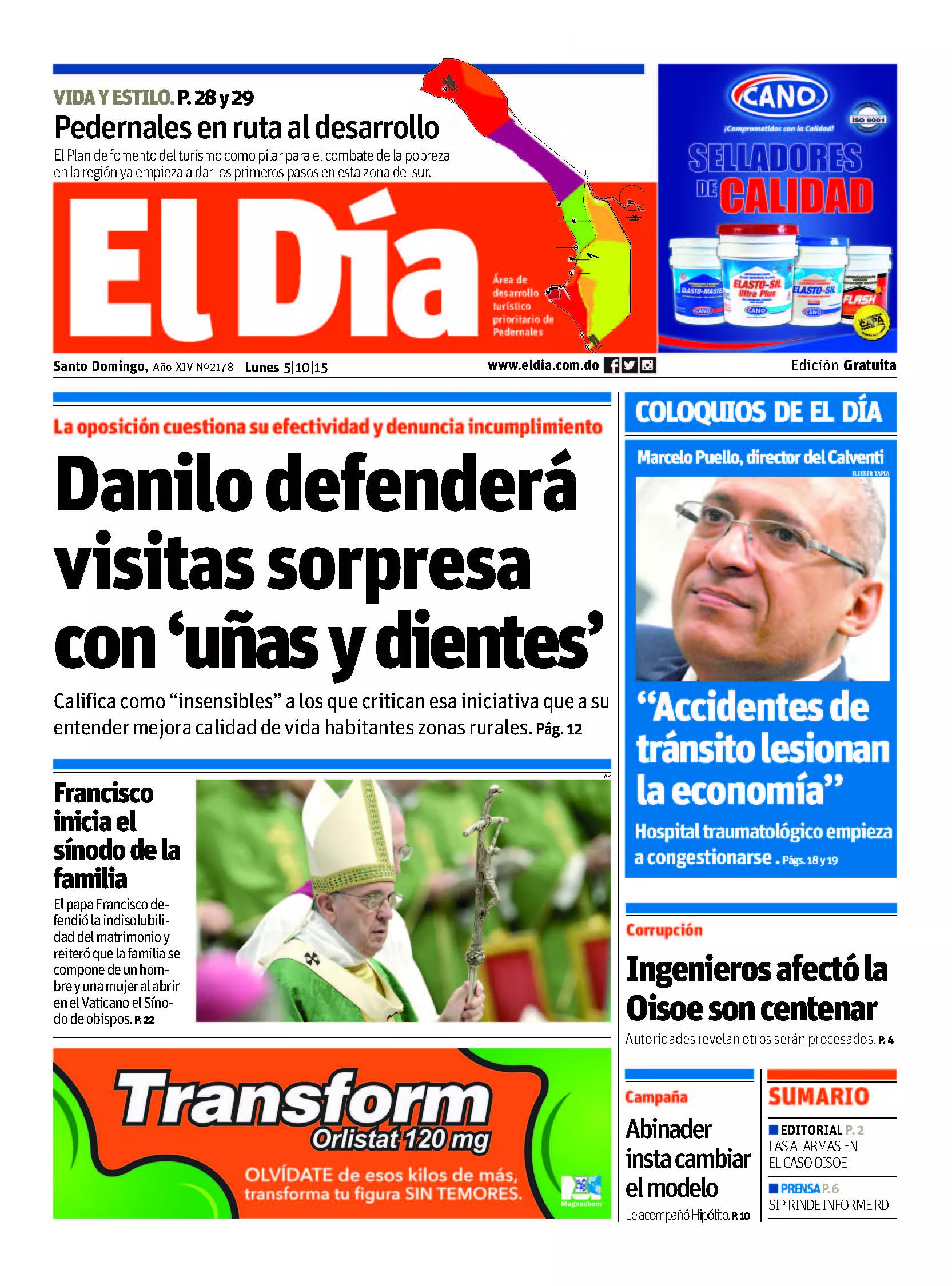 Portada impresa