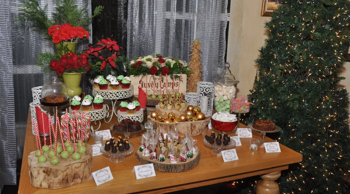 Navidad 2014, mesa de dulces