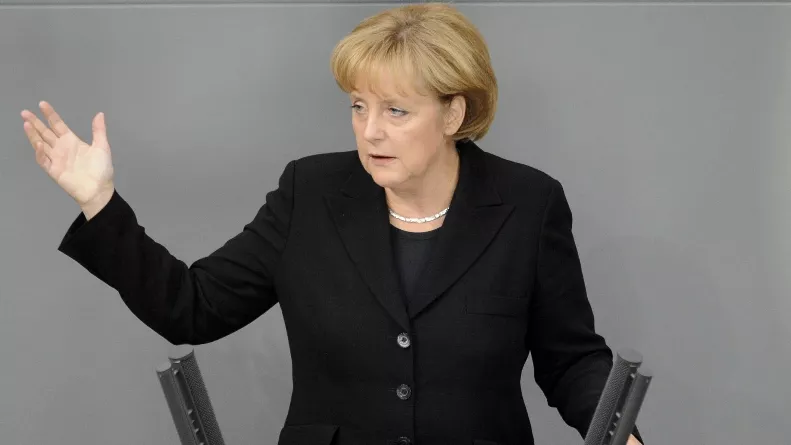 GERMANY-FINANCE-PARLIAMENT-MERKEL