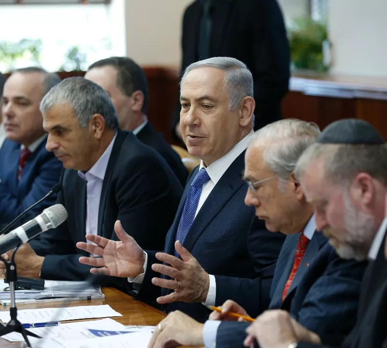 ISRAEL-POLITICS-CABINET-NETANYAHU