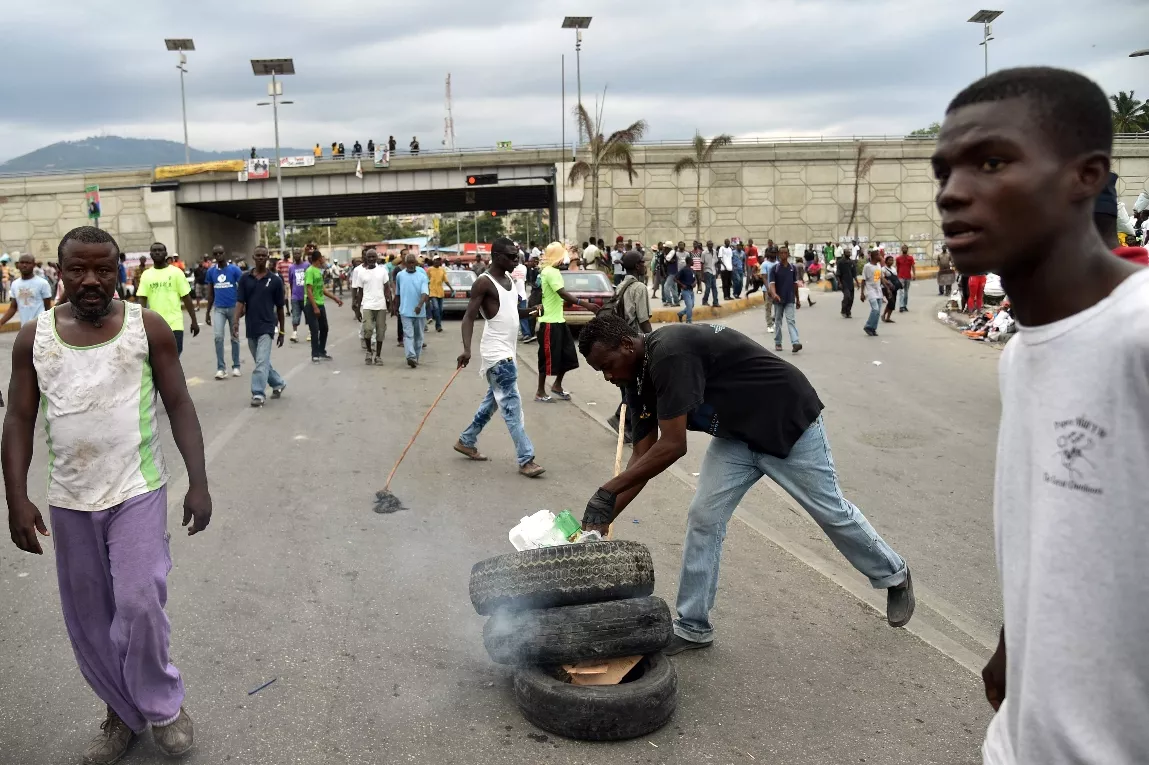 HAITI-VOTE-ELECTIONS-PROTEST