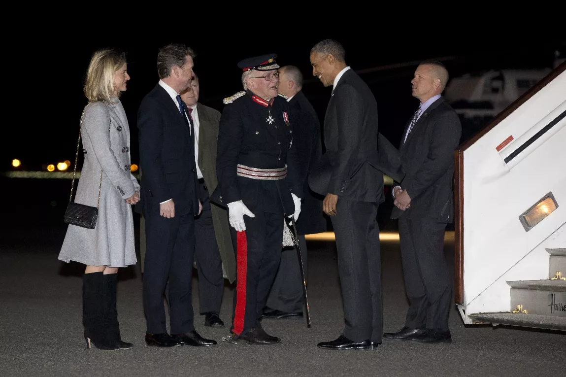 Barack Obama, Lord Petre, Matthew Barzun, Brooke Barzun