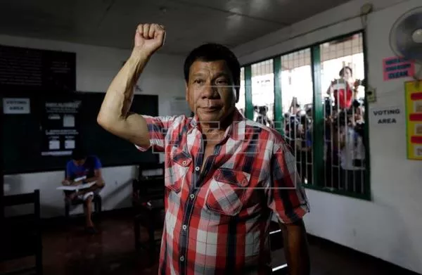 Candidato Rodrigo Duterte.