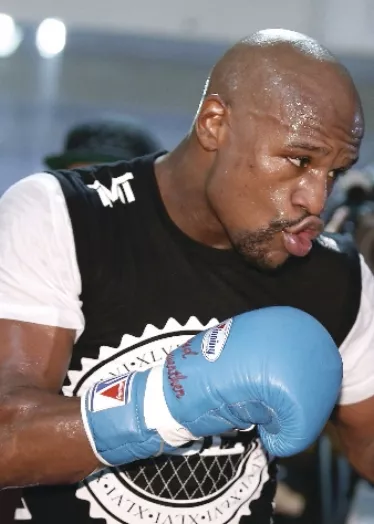 Floyd Mayweather Jr. Media Workout