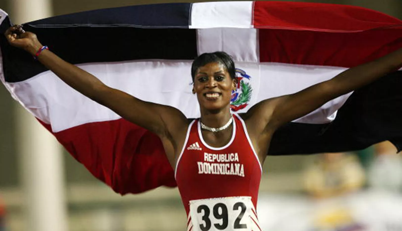 La atleta de republica Dominicana Juana
