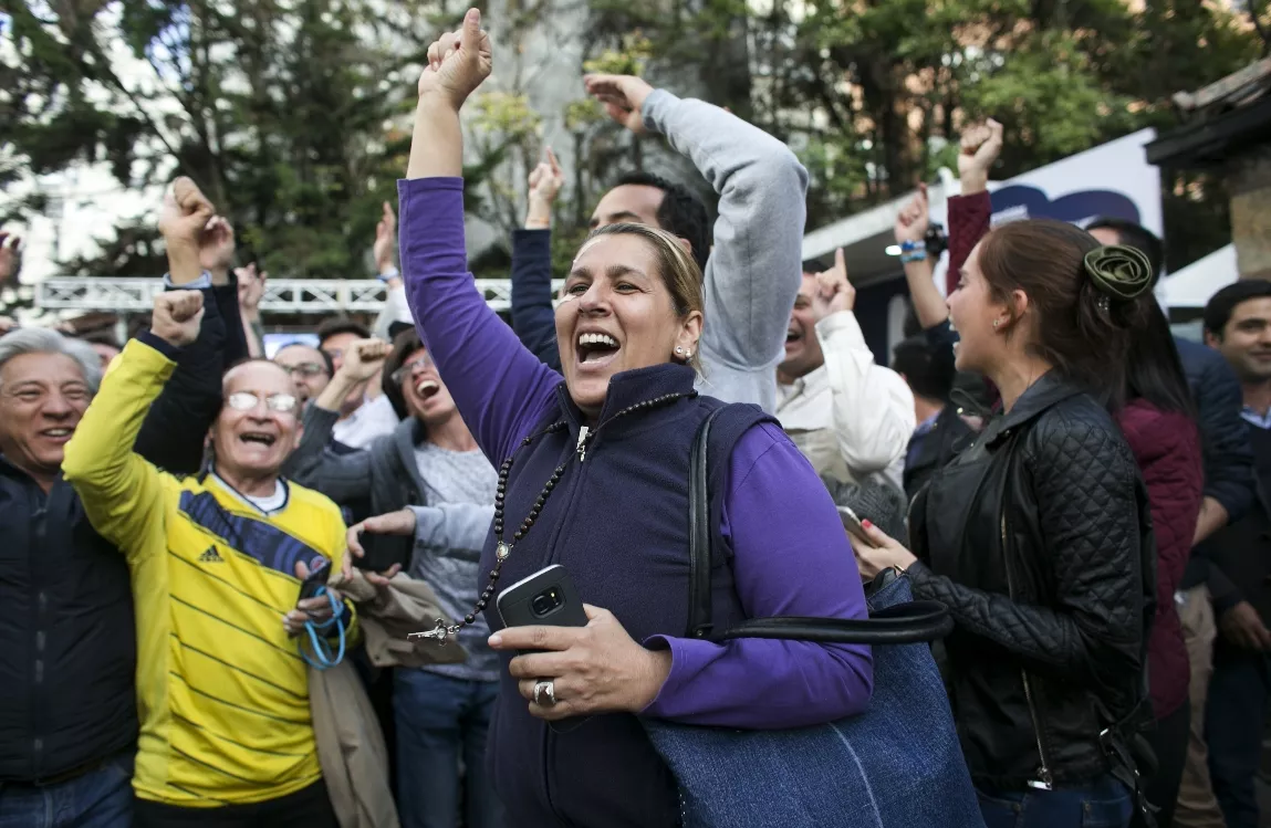 APTOPIX Colombia Peace Referendum