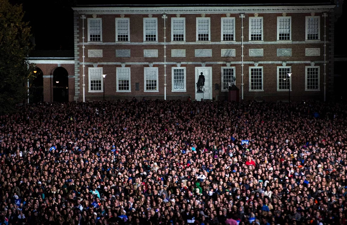 Hillary Clinton Holds Campaign Rally With President Obama