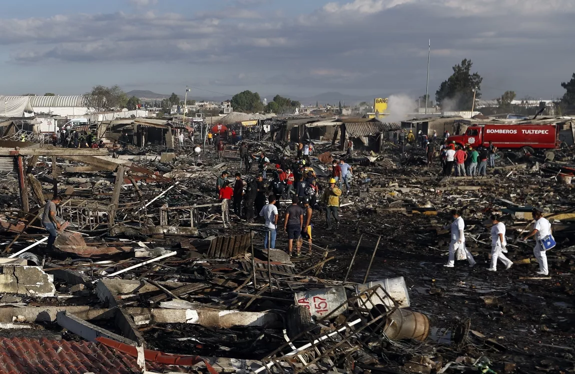 Mexico Fireworks Explosion