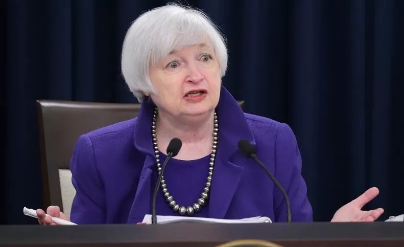 Janet Yellen Holds Press Conf. After Federal Reserve Meeting On Interest Rates