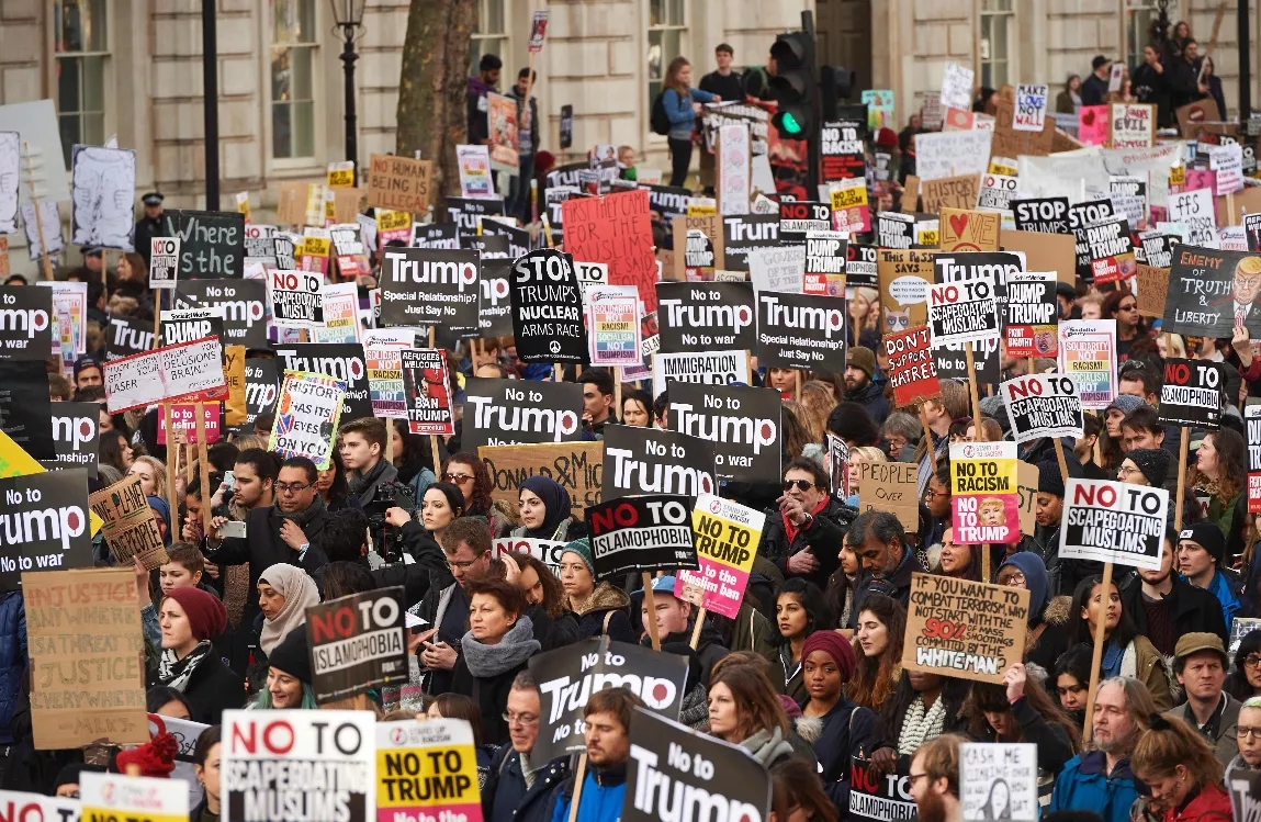 BRITAIN-US-PROTEST