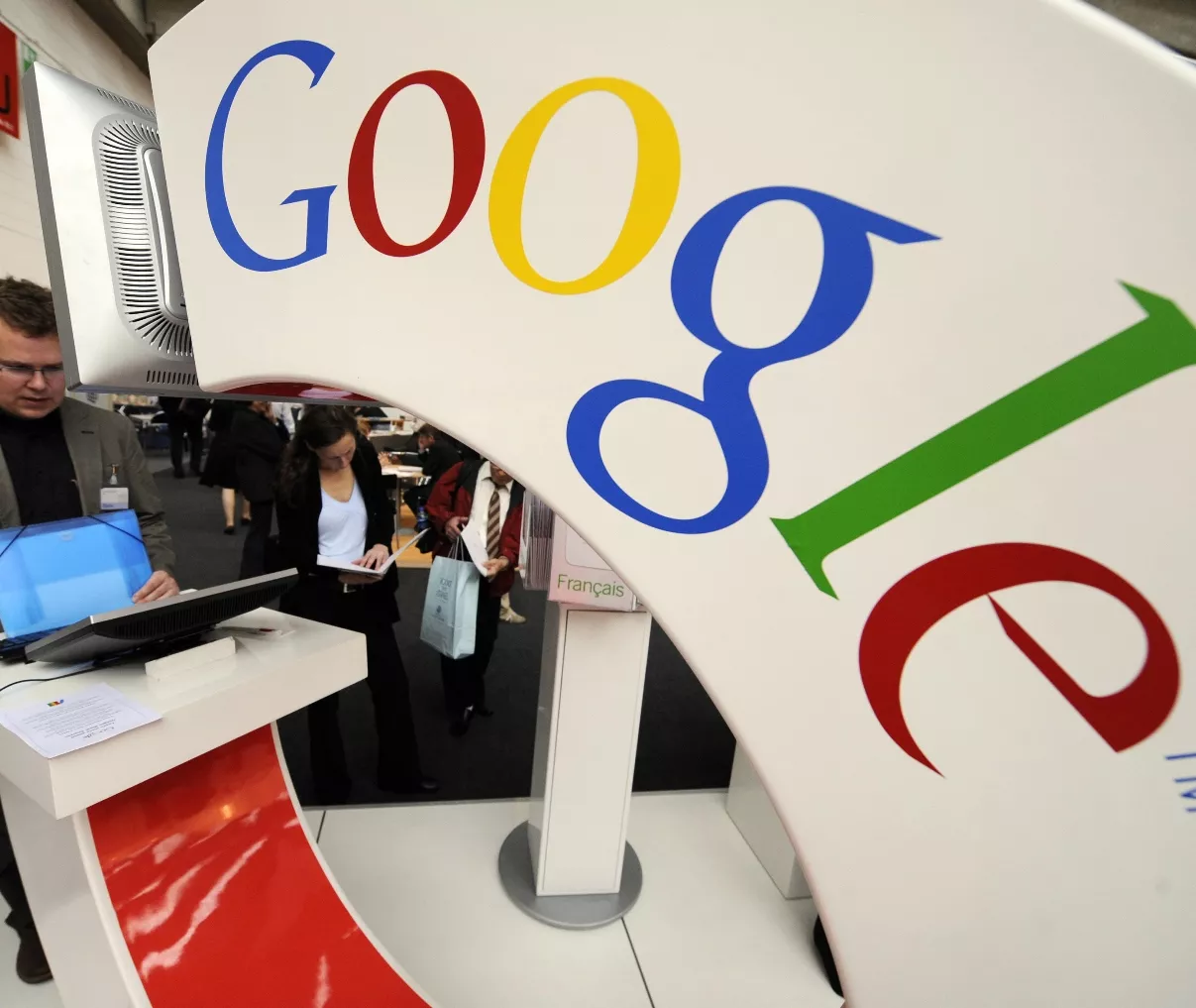GERMANY-PUBLISHING-BOOK-FAIR-GOOGLE
