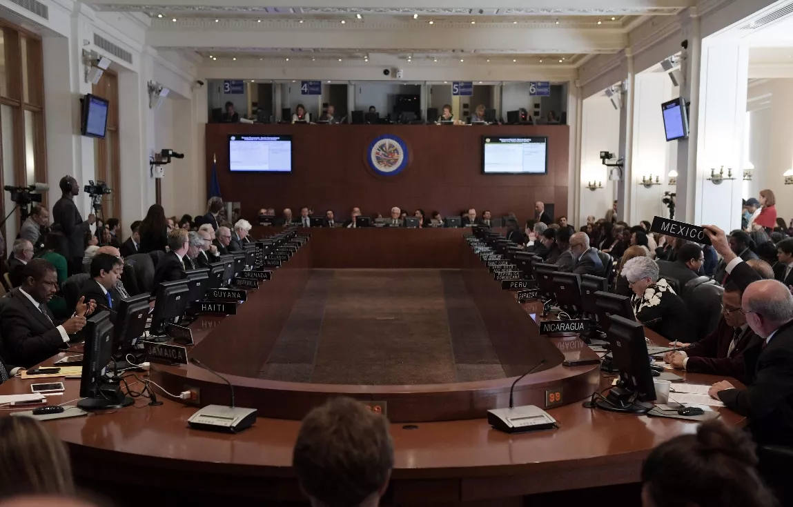 OEA INICIA SU SESIÓN SOBRE VENEZUELA CON VOTO DE 20 PAÍSES Y OPOSICIÓN DE 11