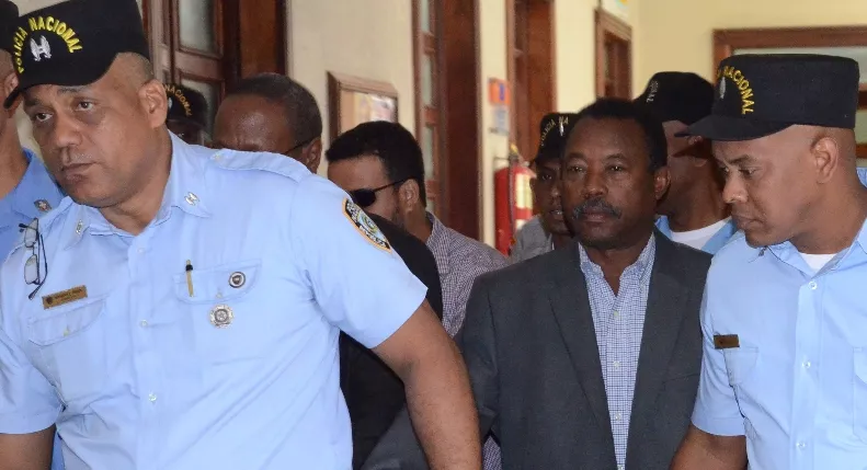Blas Peralta en el Palacio de Justicia de Ciudad Nueva. Mario Terrero