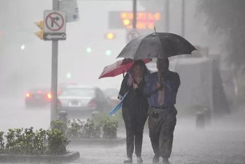 Las lluvias están asociadas a la incidencia de un sistema frontal. Fuente externa