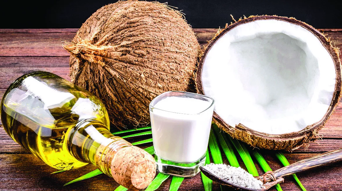 Coconut milk and coconut oil