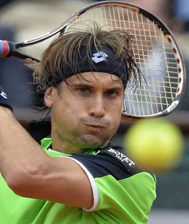 TOPSHOTSSpain’s David Ferrer returns a