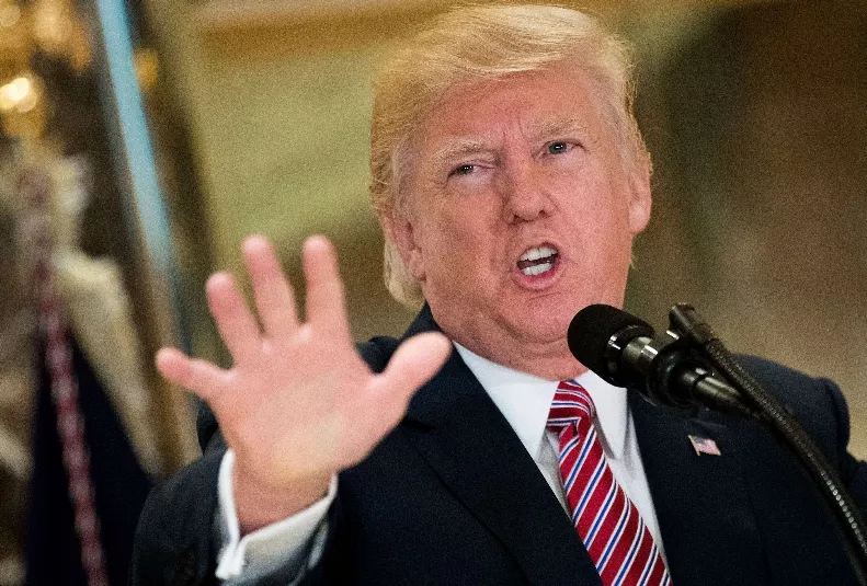 President Trump Speaks On Infrastructure Meeting Held At Trump Tower
