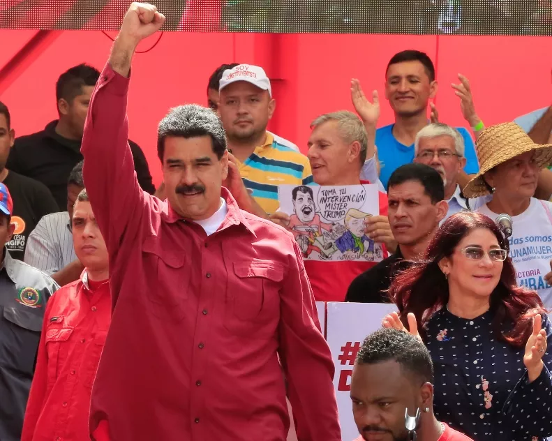 VENEZUELA-CRISIS-US-MADURO-RALLY