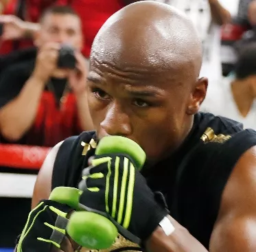 Floyd Mayweather Jr. Media Workout
