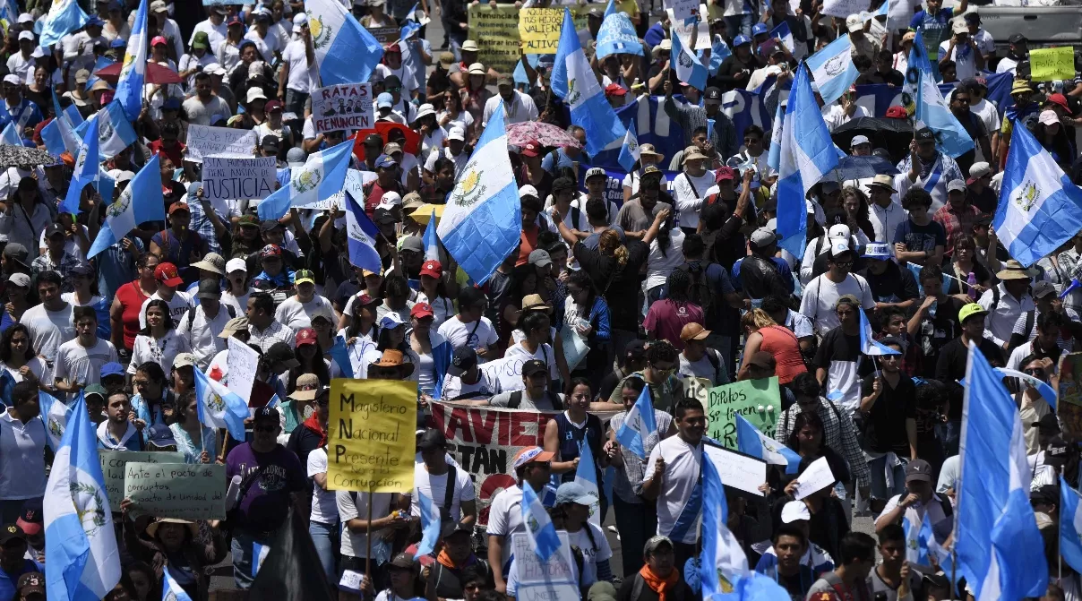 GUATEMALA-CRISIS-CORRUPTION-STRIKE