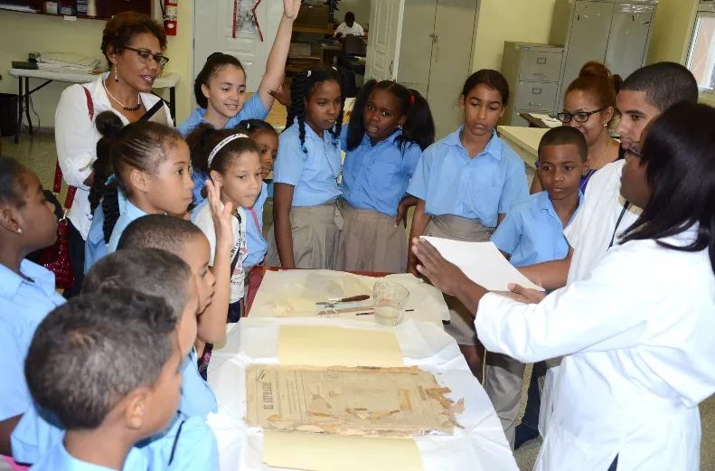 4ta feria de historia Dominicana,en el archivo de la nación/foto Jose de Leon